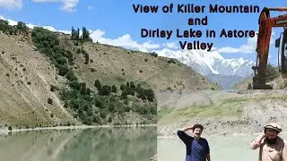 Killer mountain and Dirlay Lake in Astore Valley🇵🇰📝#views #study #viralvideo #nature #nature 