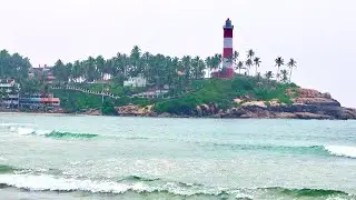 Lighthouse beach and Vizhinjam lighthouse in 2020 | Kovalam beaches | Thiruvananthapuram, Kerala