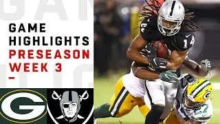 Packers vs. Raiders Highlights | NFL 2018 Preseason Week 3