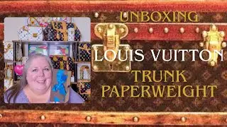 Unboxing Louis Vuitton Trunk Paperweight 