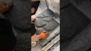 Villa exterior wall material #brick #construction #diy #brickmaker #buildingmaterial  #brickmaking