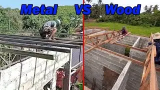 Saan bah matipid at matibay METAL o KAHOY | trusses na kahoy vs metal