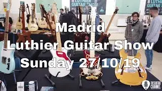 Madrid Luthier Guitar Show - Video report for day 2, super Sunday full of visitors !