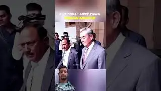 AJIT DOVAL vs WANG YI Face-Off 🥶🔥 | India China Big Meeting | #Shorts #Viral #China #Narendramodi