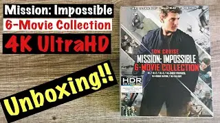 Mission Impossible 6-Movie Collection Box Set 4K UltraHD Blu-Ray Unboxing!! Tom Cruise Ving Rhames