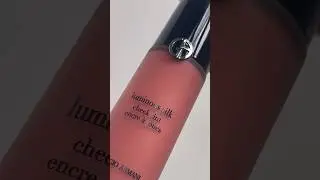 Giorgio Armani Luminous Silk Cheek Tint in Rosy Peach 🍑 #rosypeach #luminoussilk #cheektint