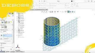 Deboss in SolidWorks | SolidWorks Tutorial | 3D CAD
