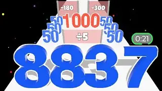 NUMBER MUNCHER - Attack Hole Number Run 3D ASMR Gameplay #asmrgameplay #satisfyingasmr