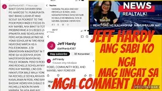 Jeff Hardy kung sino kaman nagpaalala na ako pero patuloy parin ang mga comment mo!#roelofmalalag