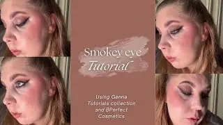 SMOKEY EYE LOOK | using Genna Tutorials collection and Bperfect Cosmetics Harmony palette