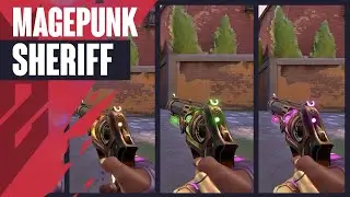 Magepunk 2.0 Sheriff Skin Showcase - Valorant Magepunk 2.0 Collection