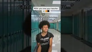 When you see your teacher on the hub 😭