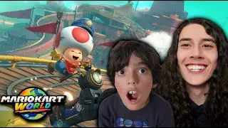 Coupe Nuage + Fleur sur Mario Kart WORLD 🤩