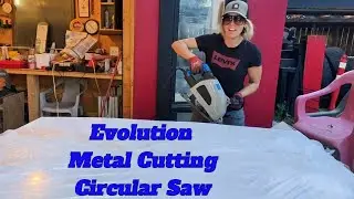 Evolution Metal Cutting Circular Saw - Rachel's Home Shop Unboxing!