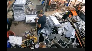 Massive Aluminum Recovery From industrial Lighting.