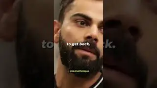 Nothing can DISTRICT me Virat Kohli WORK ETHICS || #shorts #viratkohli #cricket #rcb
