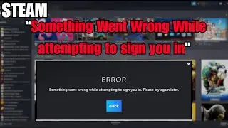 Fix Steam Error Code E87 
