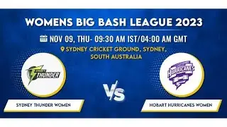 WBBL Live | Sydney Thunder Women vs Hobart Hurricanes Women Live | SYTW vs HBHW Live WBBL Match