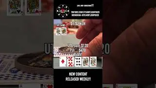Getting Value with The Nuts! #poker #pokervlog #pokervlogs #pokervlogger #pokervloggers