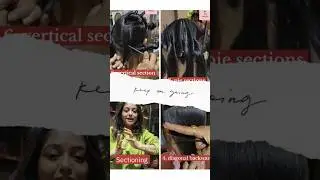 All types of hair section pattern tutorial and techniques #hair #hairtutorial #haircut