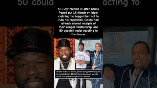 50 Cent REACTS to Lil Meech BEGGING Celina Powell Not to Ruin His Reputation! #50cent #lilmeech