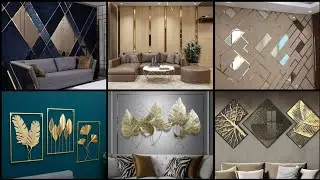 Modern Sofa Background wall Decoration || Wall Texture | Wall Design/Metal Wall Art || Wall Decor