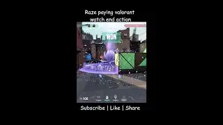 valorant Raze Skills part 2 #valorant