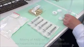 DelSiTech Ltd: Lab-scale preparation of silica microparticle-silica hydrogel depot