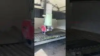 FDC Cutting Granite in our Stone Workshop #cnc #cncmachine #stonemasonry