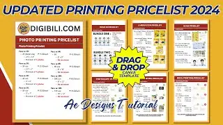 UPDATED PRINTING PRICELIST 2024 TEMPLATE | EXPLANATION | CANVA TEMPLATE | TUTORIAL TAGALOG 2024