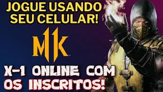 Jogando Mortal Kombat 11 VIA PARSEC COM OS INSCRITOS #mk