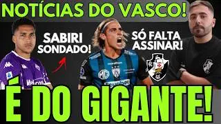 É DO GIGANTE! VASCO ACERTA A COMPRA DE REFORÇO POR R$10 MILHÕES | SÓ FALTA ASSINAR | NOVIDADES!