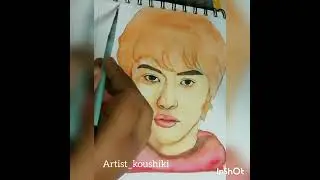 drawing Huaze Lei aka Darren Chen 💞 #darrenchen #kuanhung #meteorgarden #huazelei #myunicorngirl