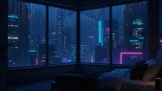 Dark Room Night Ambience 🌙 Soothing Rain Sounds for Deep Sleep