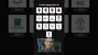 ICC world cup logos rated. #design #logo #cricket #viratkohli #t20 #sachintendulkar
