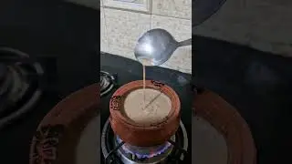 Karak chai in clay pot #londonyoutuber #nazworld #tea