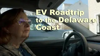 Peaceful Fall EV Road Trip | Tesla Model Y Drive to the Delaware Coastline