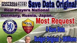 Save Data 9 Billions Without Editor Football Manager 2023 Mobile