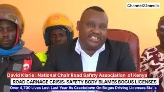 ROAD CARNAGE CRISIS: SAFETY BODY BLAMES BOGUS LICENSES