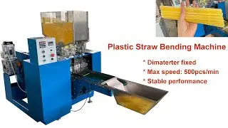 Disposable Plastic Straw Bending Machine