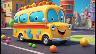 Wheels Go Round in the City | Fun Transportation Song | Toddler Rhyme About Vehicles & City Life