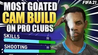 GOATED *META* CAM BUILD GLITCH... CREATING RONALDINHO ON FIFA 21 PRO CLUBS | EP #6