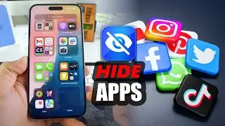How To HIDE APPS on Apple iPhone 16 & 16 Plus