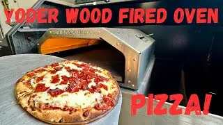First Pizza Using the Yoder Wood Fired Oven on the YS640S!