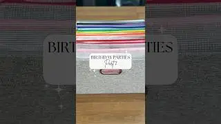 Organize your life by prepping ahead of time for birthday parties! #shorts #momlife