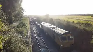 GBRF class 66 passes chippenham junction (27/9/24)