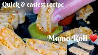 Soft & Juicy Steamed Momo Roll &hearts;️Recipe | Healthy, Light & Super Tasty | Quick recipe