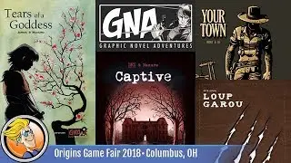 Graphic Novel Adventures &mdash; preview at Origins 2018
