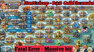 Lords mobile - Don't sleep - B@D member Awake | Massive Hit | continue