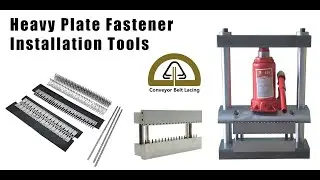 Heavy Plate Fastener Installation Tools - Conveyor Belt Lacing #tools #fastener #machine